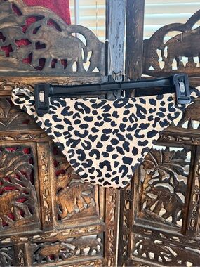 Tori Praver Leopard Print Bikini Bottoms - Neutral Tones
